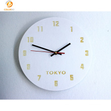 Simply Felt Polyester World Wall Clock for Decoratrion